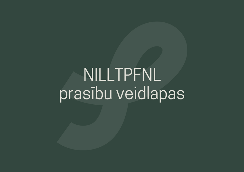 NILLTPFNL prasību veidlapas